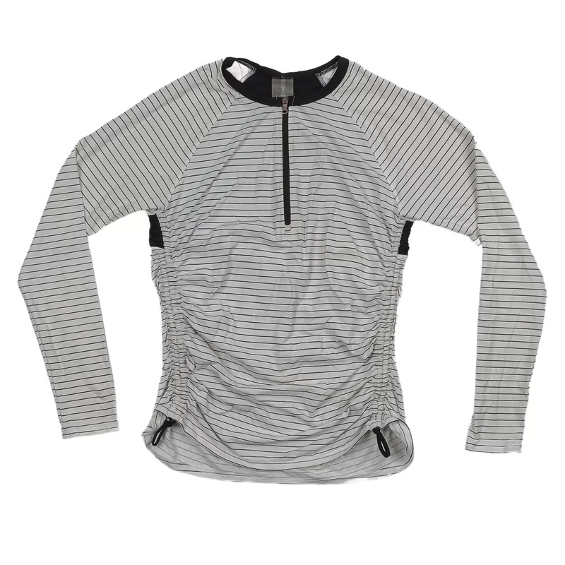 Calia 1/4-Zip Performance Top – Women’s M White/Black