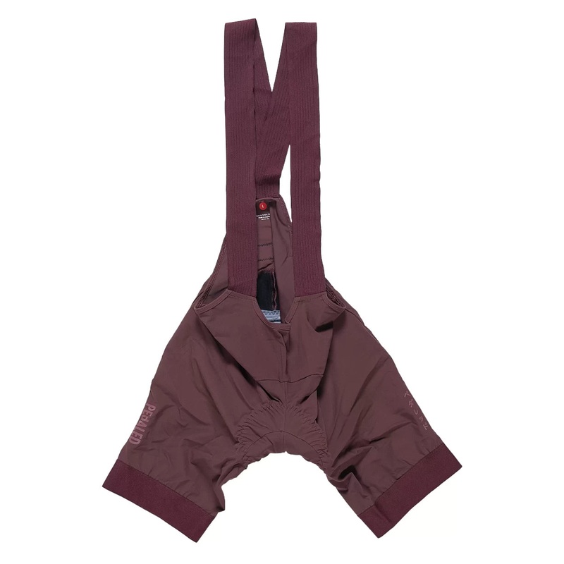 PEdALED Cycling Bib Shorts – Men L Burgundy