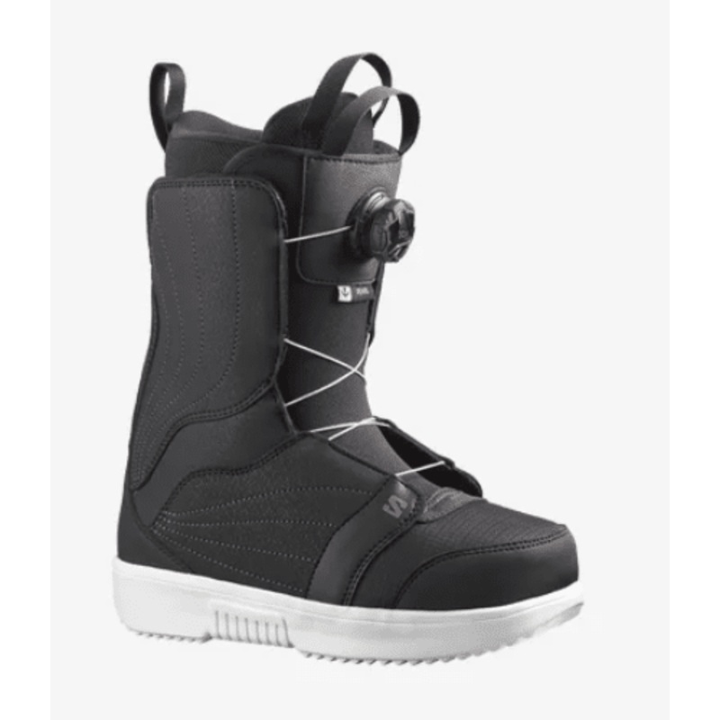 Salomon Women’s Pearl Boa Snowboard Boots 2026 Black/White/Gold 4