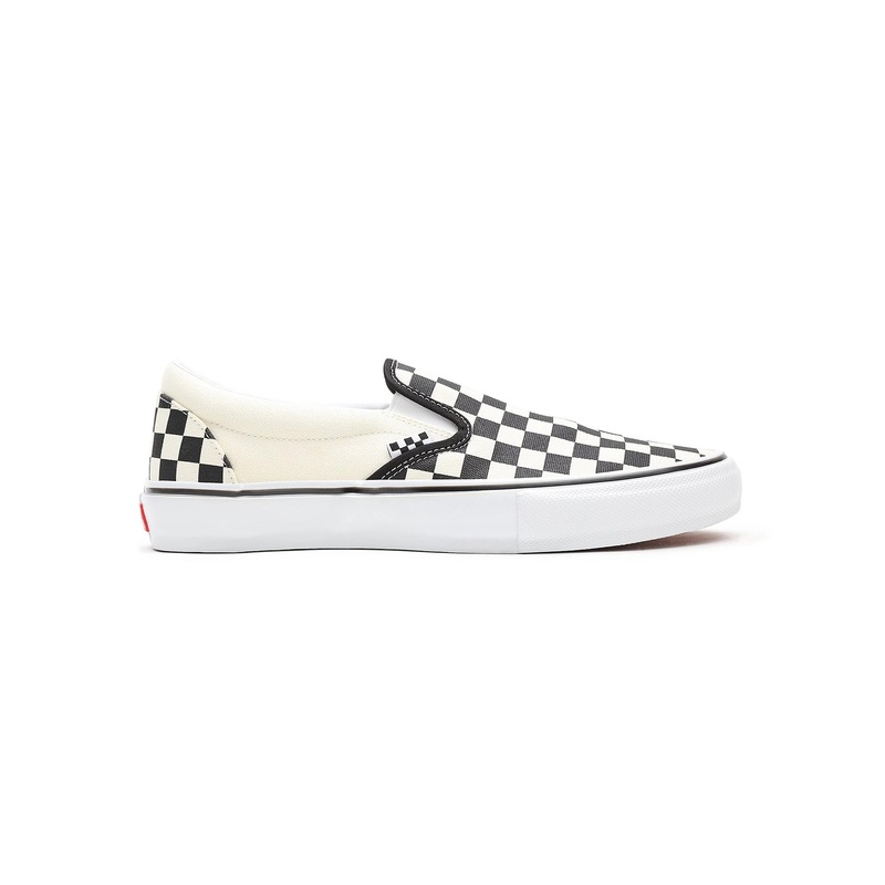 Skate Slip-On Checkerboard Black/Off White Shoes 03.5/W05 BLACK/OFF WHITE (AUH)