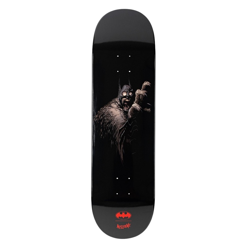 Welcome x Batman Popsicle Batmonster 8.75″ Skateboard Deck 8.75 BLACK