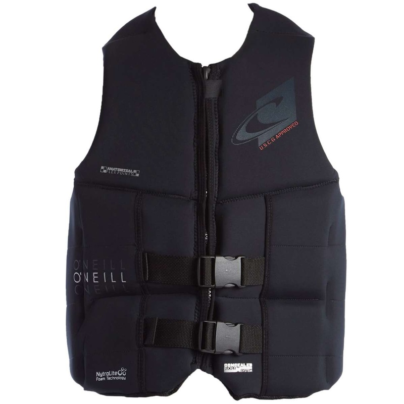O’Neill Assault LS CGA Wakeboard Vest 2022 BLACK/BLACK 2XL