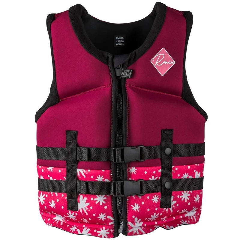 Ronix Girls Laguna CGA Wake Vest 2022 PLUM 30-50LBS