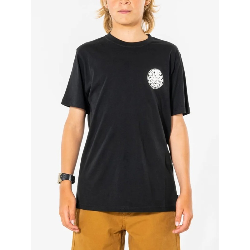 Wetsuit Icon T-Shirt (Boys 7-14) 08 BLACK (0090)