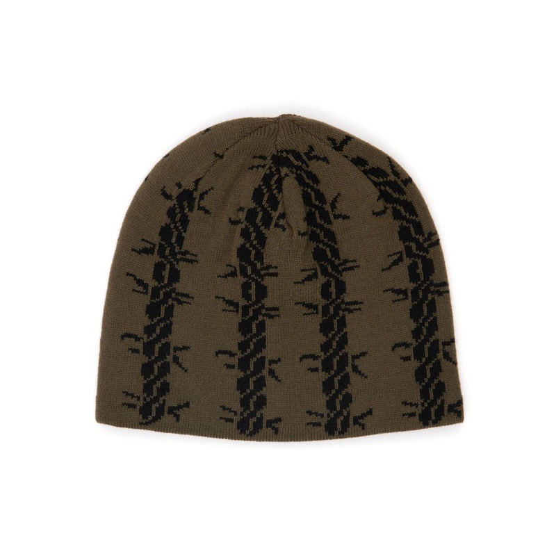 Tribalwire Reversible Skully Beanie O/S BLACK