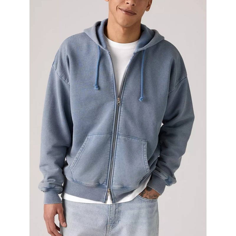 Zip Argata Lined Zip Hoodie MED GRUNGE WASH (0002)