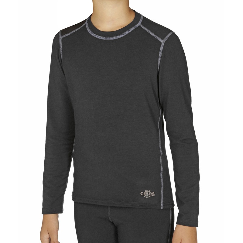 Hot Chillys Youth Crew (Black) XX-Small