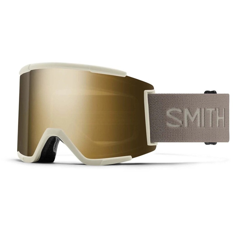 Smith Squad XL M/L Chalk/Chromapop Sun Black/Gold Mirror New