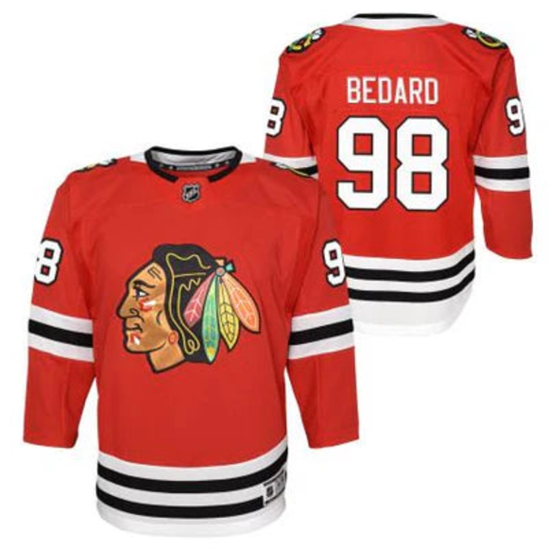 Junior Premier Jersey – Chicago Blackhawks – Bedard S-M