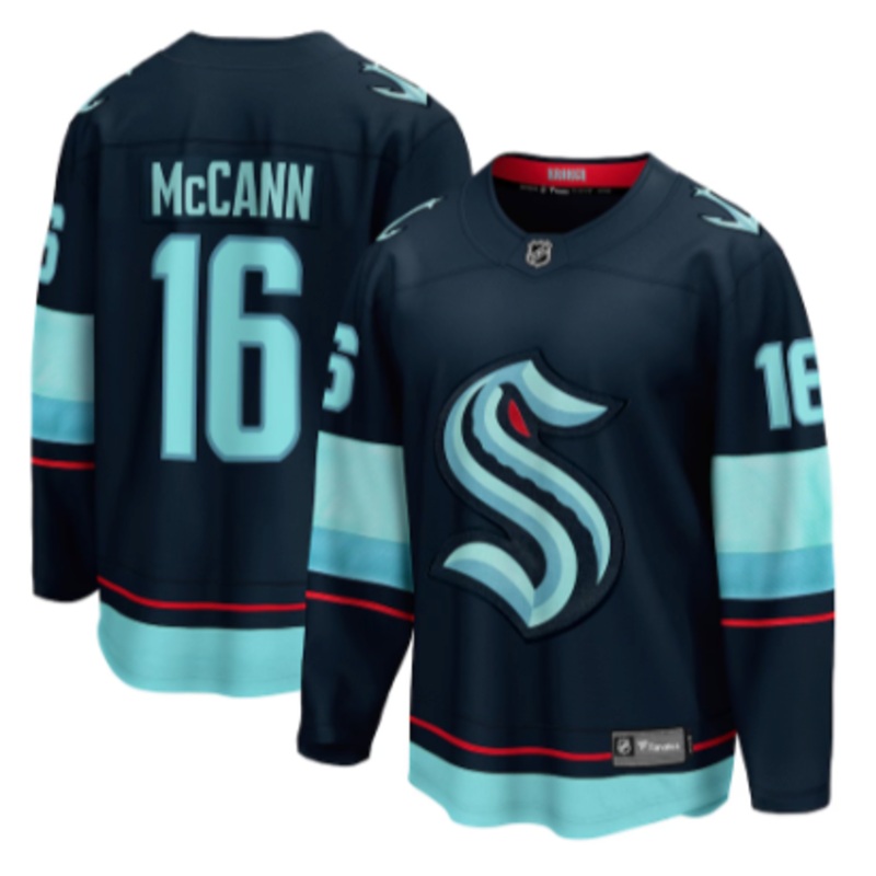 Seattle Kraken Home Breakaway Player Jersey – Jared McCann HOME L