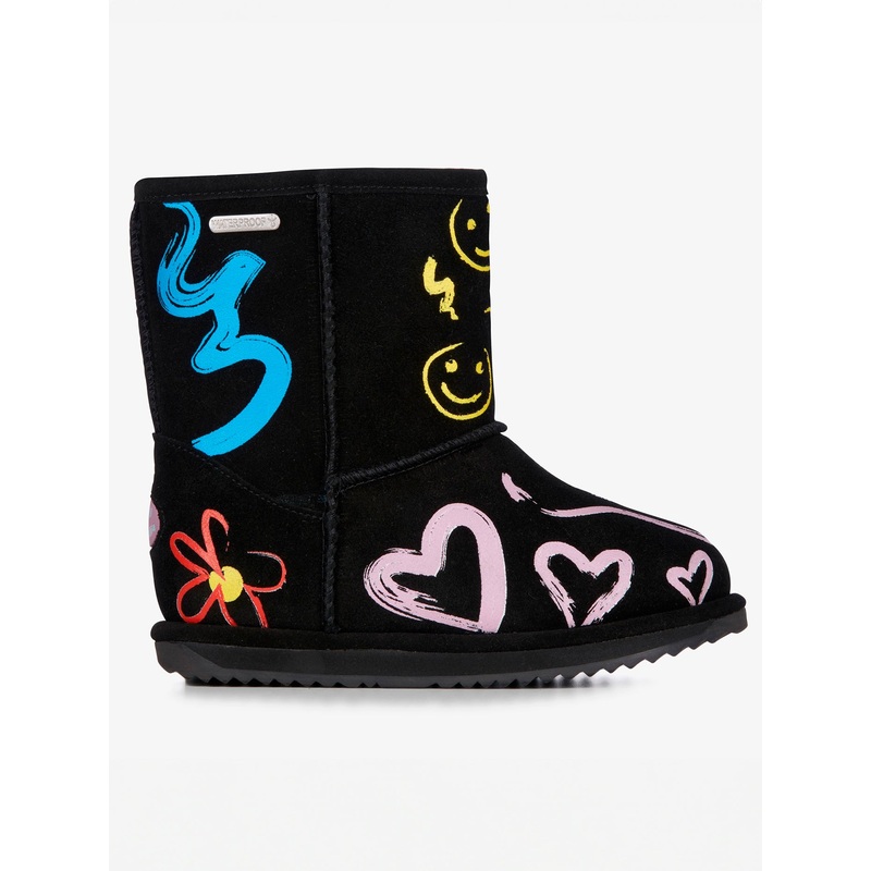 Hollis Black Boots (Youth) J08 BLACK