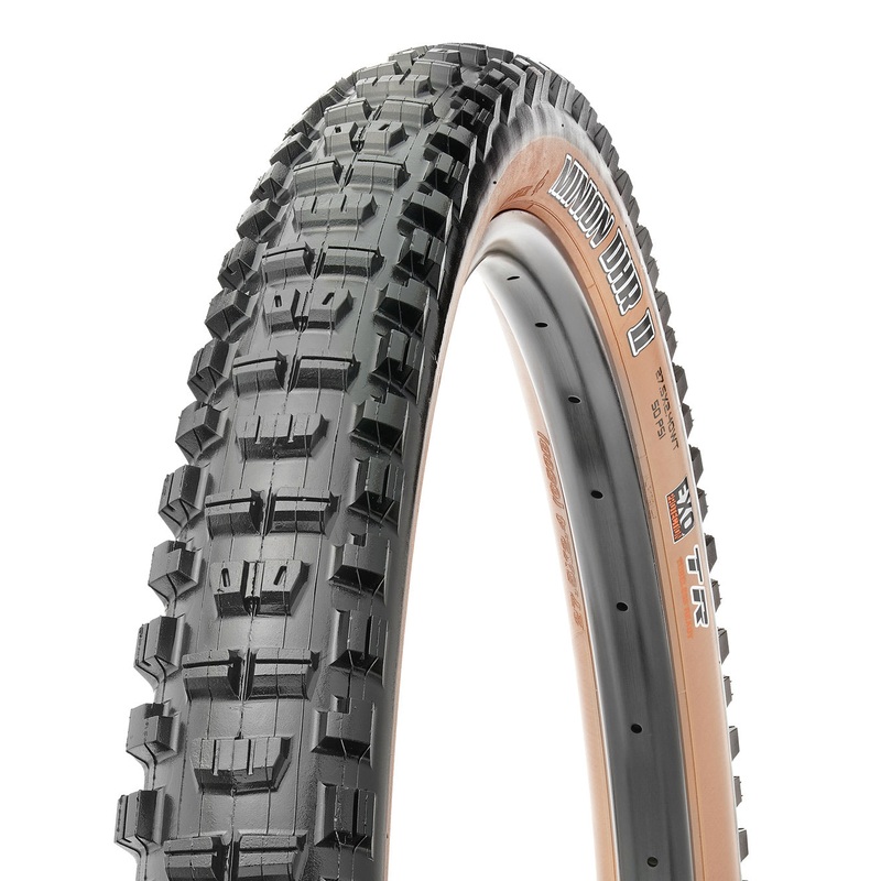 Maxxis Minion DHR II EXO Tire Tan Wall 29X2.4WT