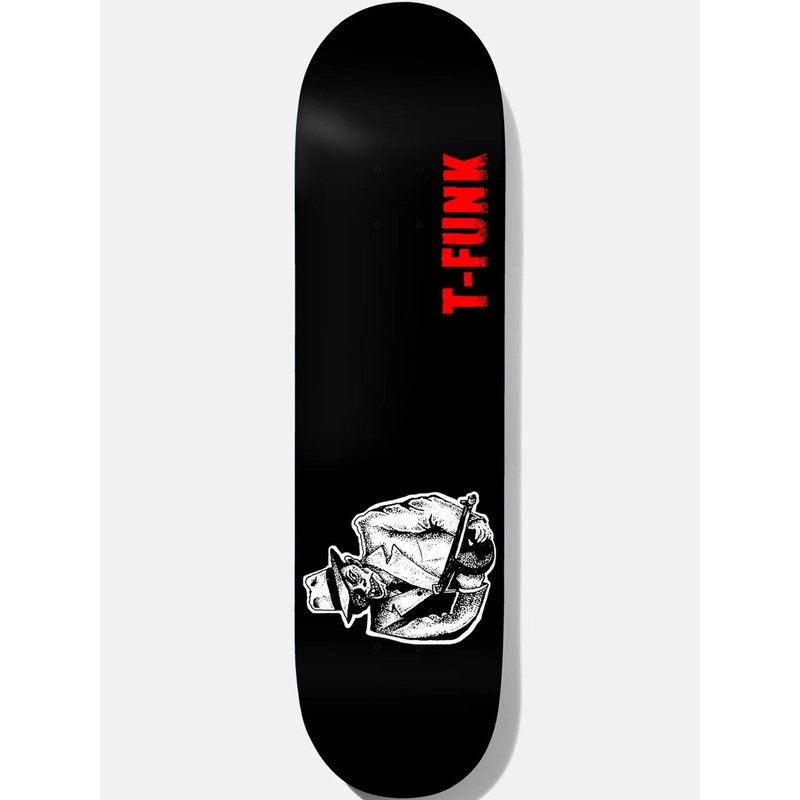 Take The Cannoli T-funk 8.6 Skateboard Deck 8.6 BLACK