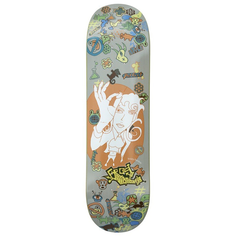 Frankie Decker No Frog Zone 8.25″ Skateboard Deck 8.25 MULTI