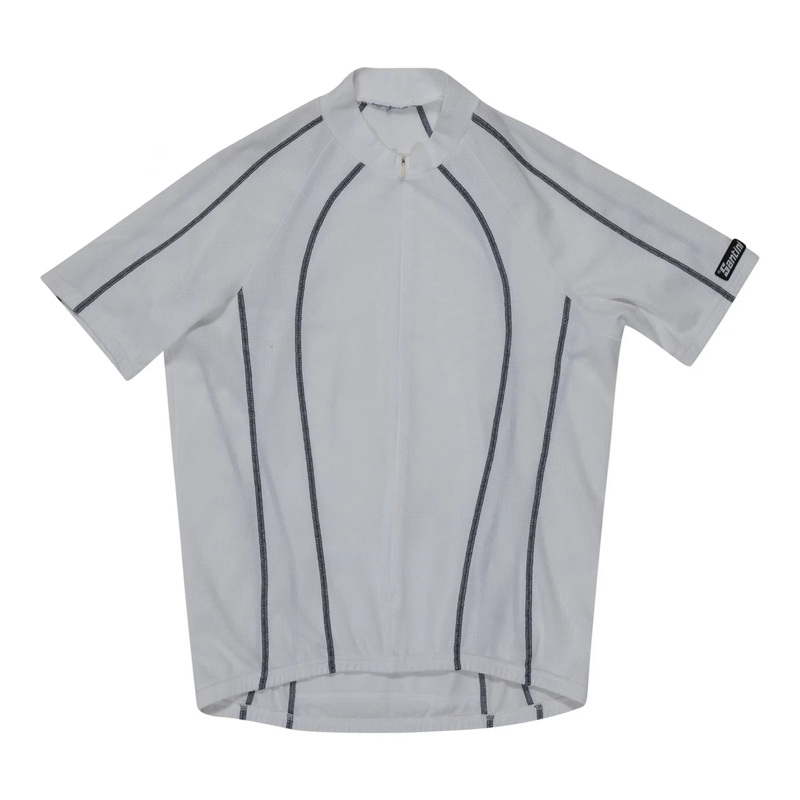 Santini Short Sleeve Jersey – Men’s 3XL White