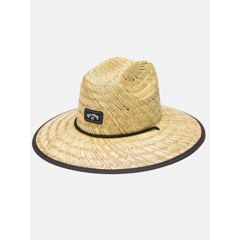 Tides Print Straw Hat O/S BLACK (BLK)