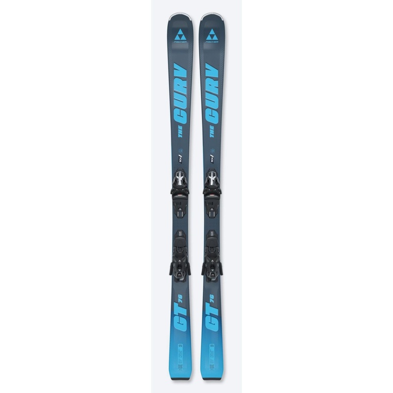 2026 Fischer Curv GT 76 Skis w/ RSW10 Bindings 166 cm