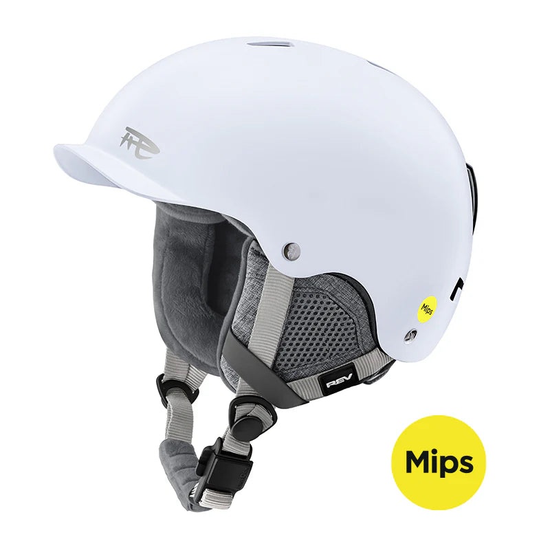 REV F3 MIPS Helmet L Ivory White