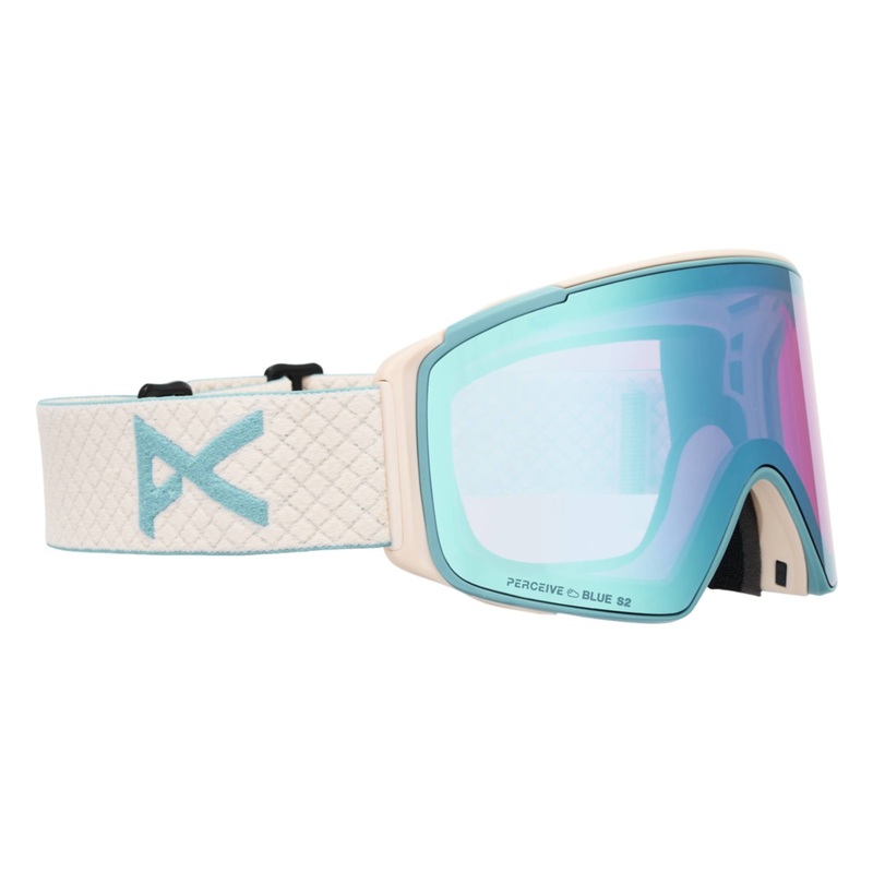 Anon M4 Cyl. Goggles + MFI Face Mask 2026 Oat | Perceive Variable Blue