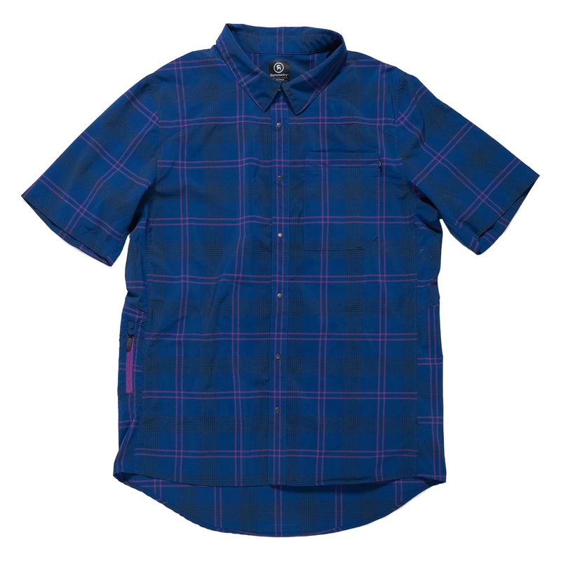 Backcountry Button-Up MTB Jersey – Men’s L Blue