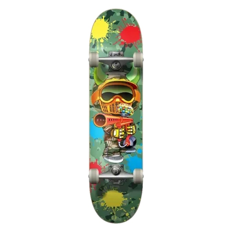 Paintballer Soft Top 7” Complet Skateboard 7 BLACK