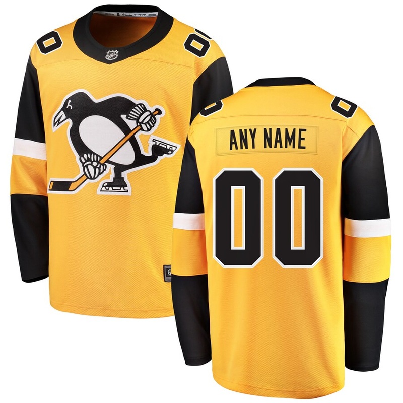 Customized Breakaway Jersey Pittsburgh Penguins Women’s- Alternate ALTERNATE S