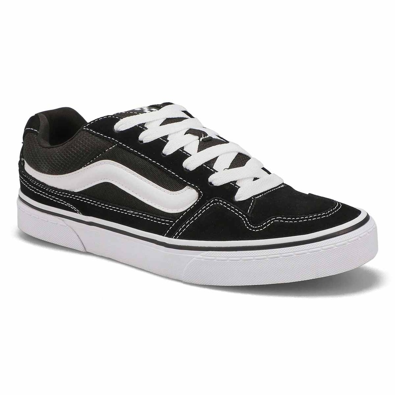 Men’s Caldrone Sneaker SUEDE/MESH BLACK/WHITE 8