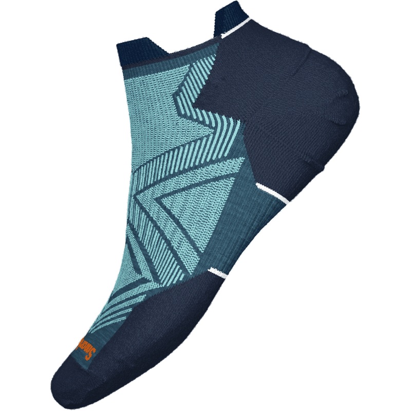 Smartwool W Run Targeted Cushion Low Ankle Socks Small Twilight Blue