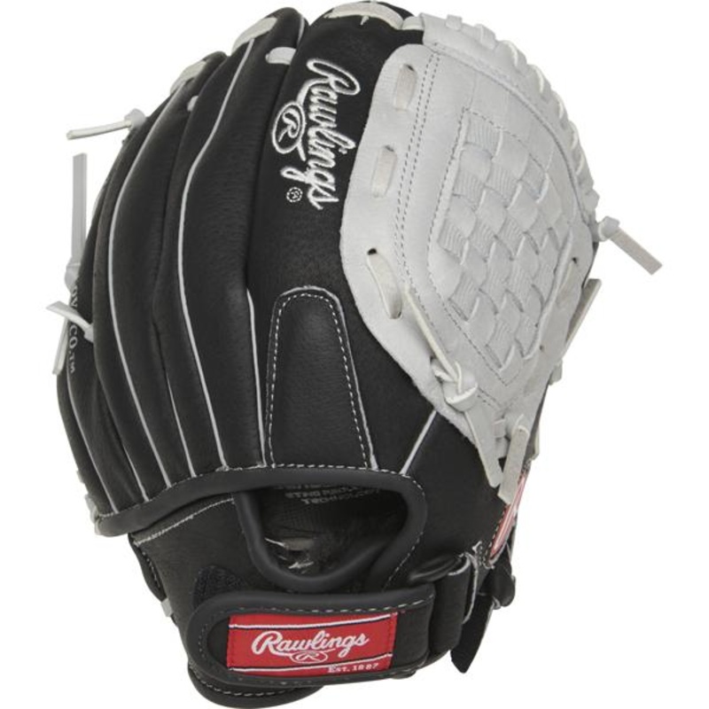 Youth Sure Catch 10.5″ Basket Web RHT Black/Grey 10.5 in