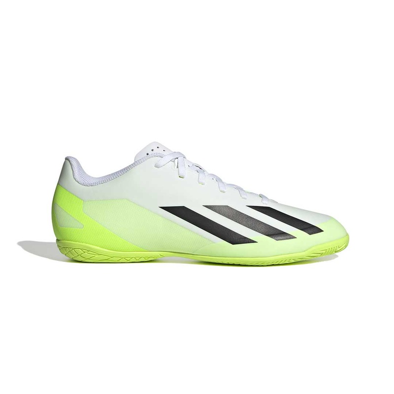 X Crazyfast.4 Men’s Indoor Soccer Shoes WHITE/LEMON 6