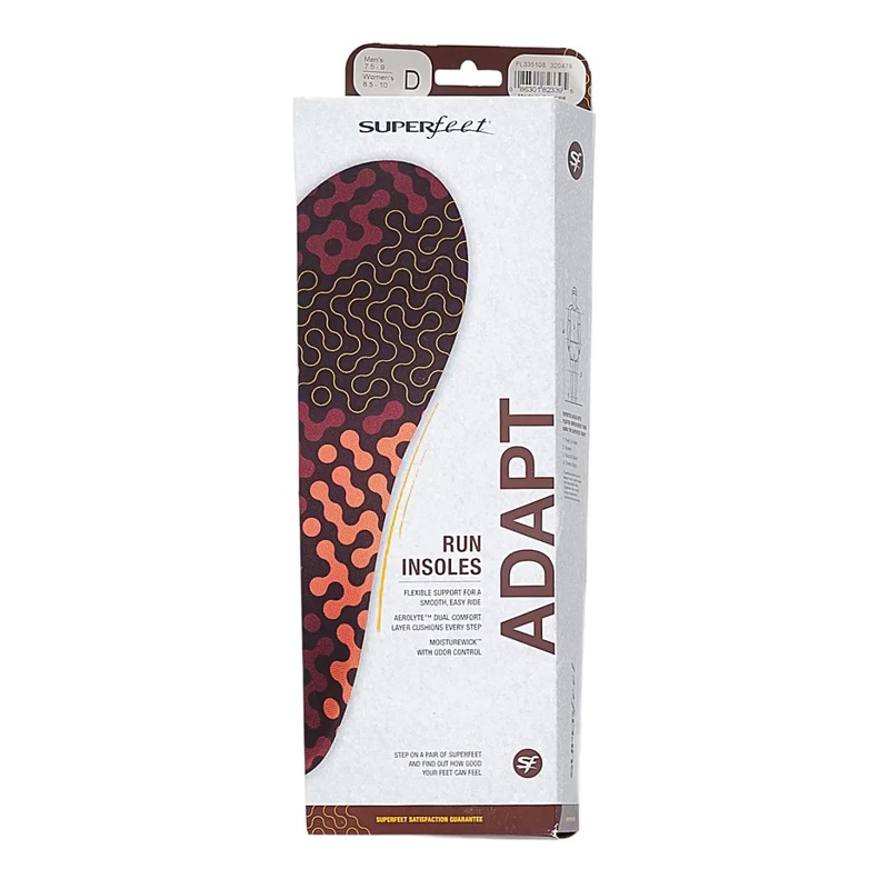 Superfeet Adapt Run Insoles D Red