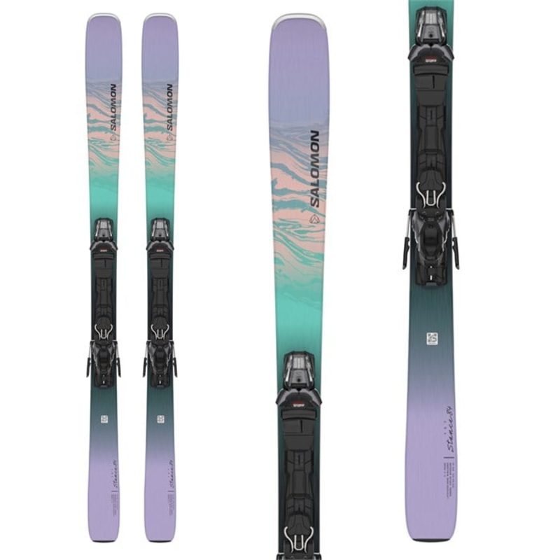 Women’s Stance 84 All-Mountain Ski with M11 Binding BLACK/ ARUBA BLUE/ PATRICIAN PURPLE 159