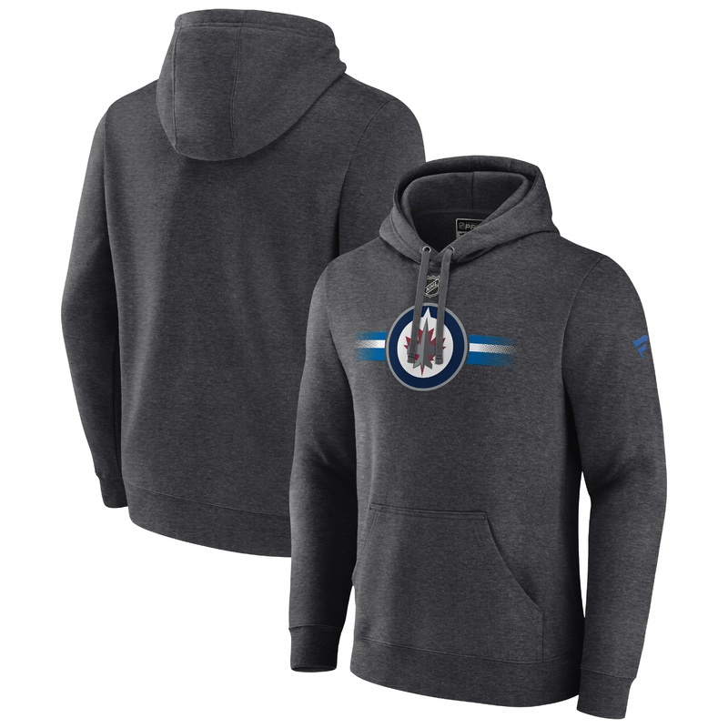NHL Winnipeg Jets Rink Cotton Hoodie WINNIPEG JETS CHARCOAL M
