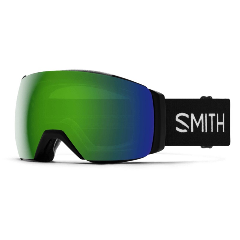 Smith IO MAG XL Goggles 2026 Black | ChromaPop Sun Green Mirror