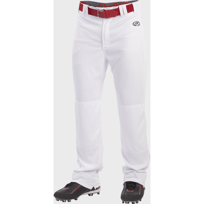 Youth Launch Semi-Relaxed Baseball Pants WHITE S