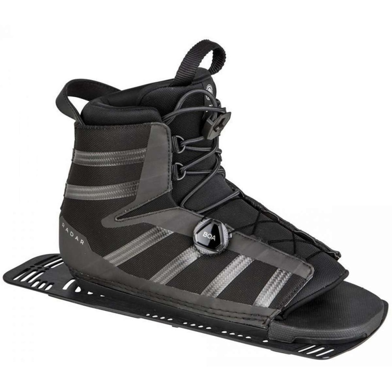 Radar Vector BOA Aluminum Frame Rear Waterski Boot 2022 CARB/BLK SM