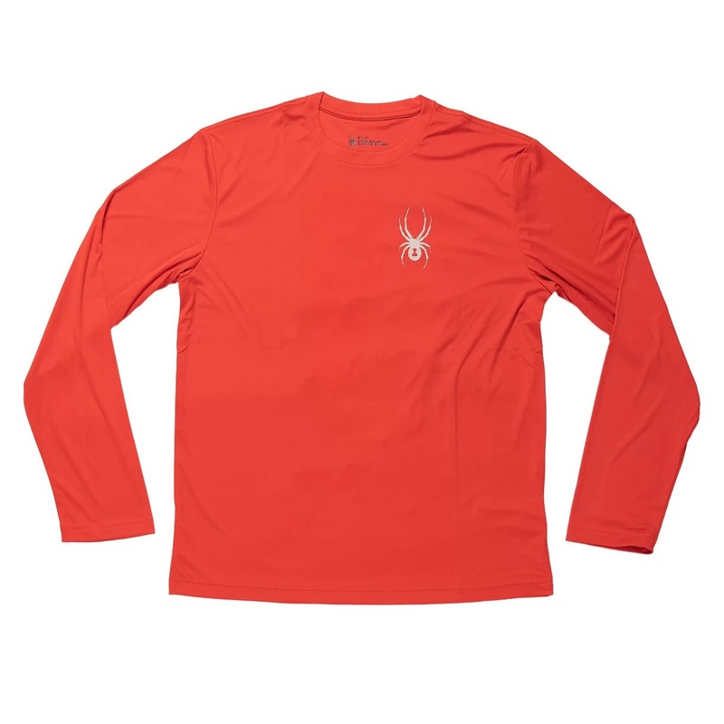Spyder Biter Long-Sleeve Mountain Bike Jersey – Men’s M Red