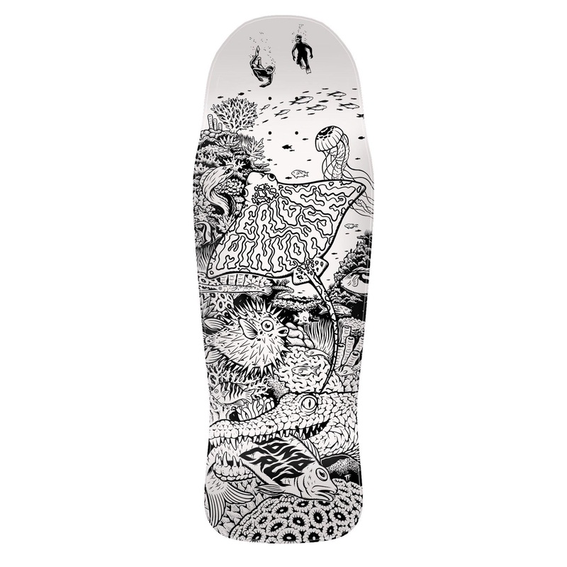 Winkowski Aquatic My Colorway 10.34” Skateboard Deck 10.34 WHITE