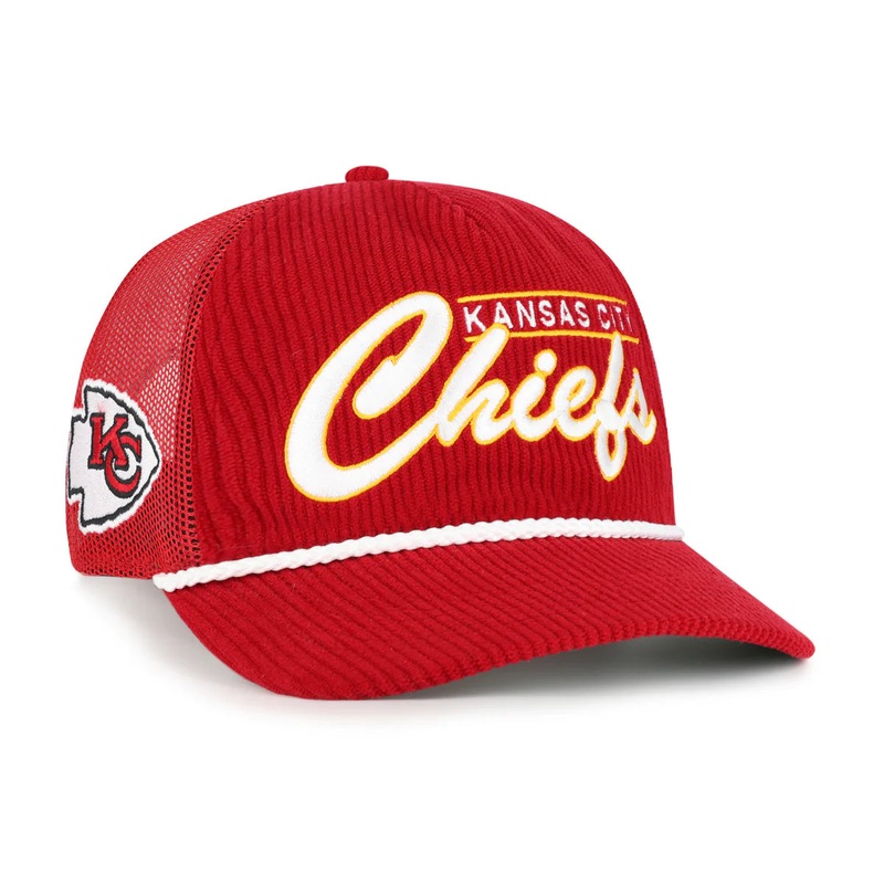 ’47 Brand Double Header Mesh Relaxed Fit Hat- Kansas City Chiefs OS