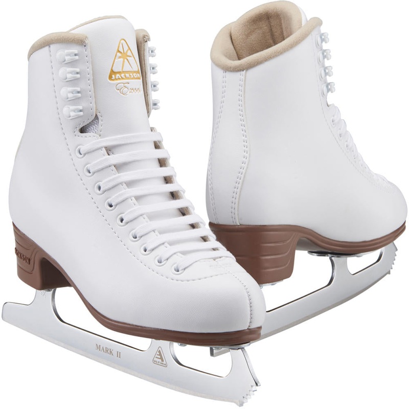 Ultima Excel Junior C Figure Skates WHITE 1.0W