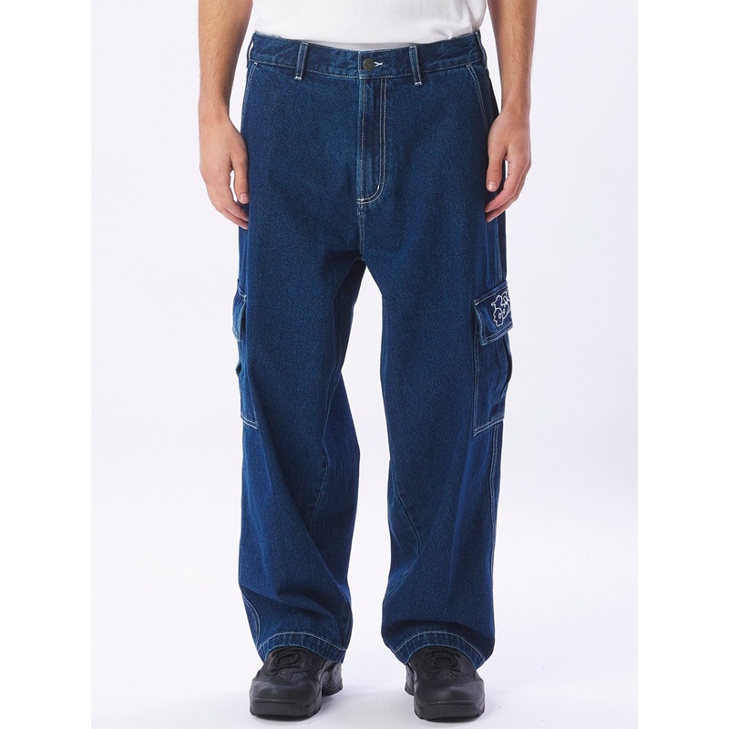 Bigwig Cargo Jeans 28 STONEWASH INDIGO (STN)