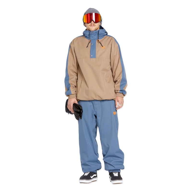 Volcom Longo 20K Pullover Jacket 2025 CNUTBRWN S