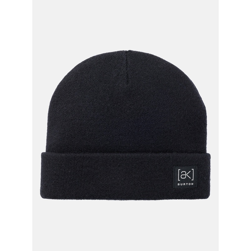 [ak] Stagger Beanie O/S TRUE BLACK (001)