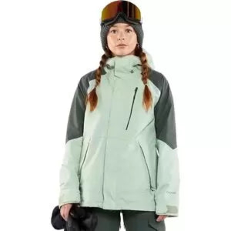 Volcom V.Co Aris Insulated Gore Jacket- Women’s S Sage Frost