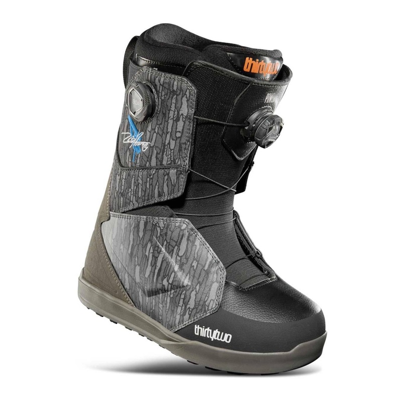 32 Lashed BOA Powell Snowboard Boots 2025 Olive – Grey – Black 7