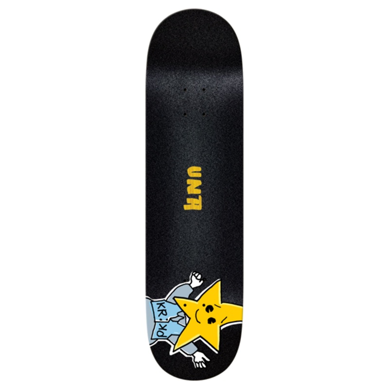 Una Star Vest 8.5” Skateboard Deck 8.5 BLACK