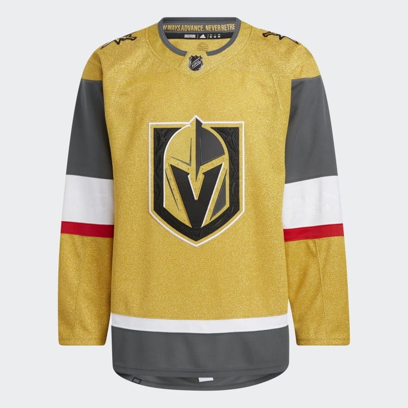 Authentic Gold Golden Knights Home Jersey VEGAS GOLDEN KNIGHTS 50