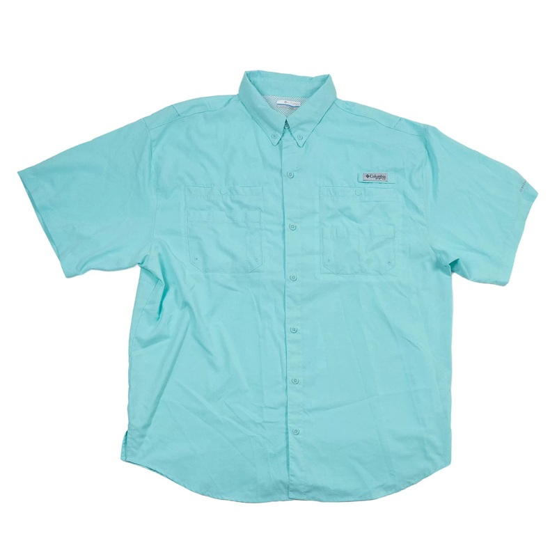 Columbia PFG Tamiami II Short Sleeve Shirt – Men’s XL Blue