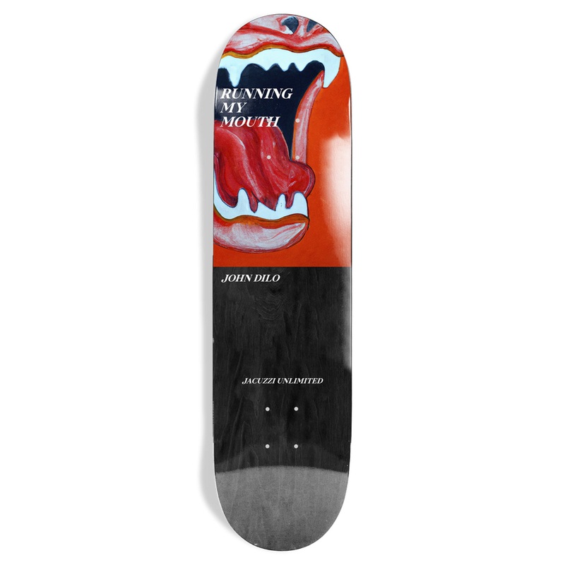 EX7 Dilo Mouth Marathon 8” Skateboard Deck 8 MULTI