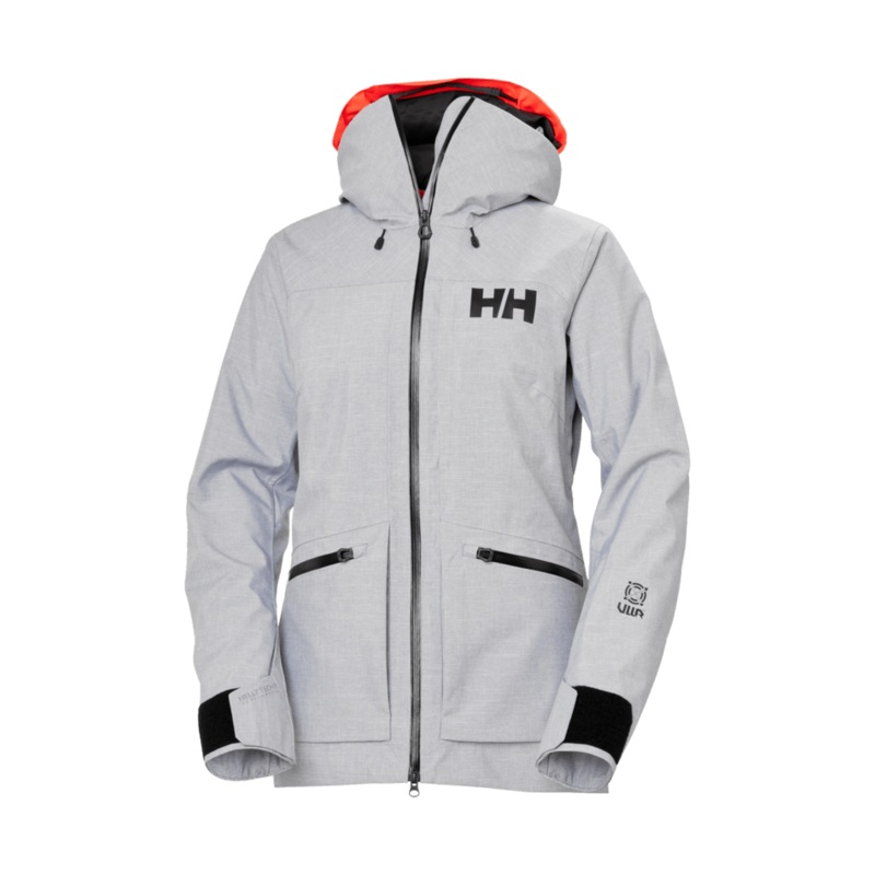 W Powderqueen 3.0 Jacket Grey Melange Small